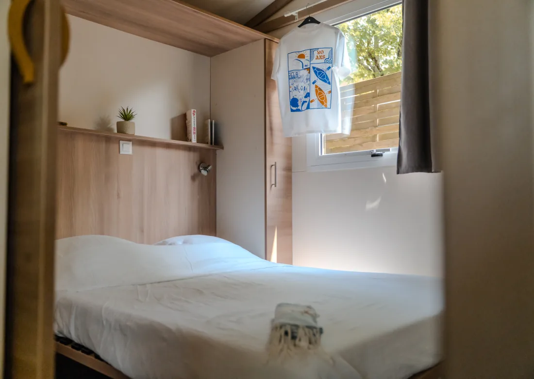 Chambre double d'un chalet