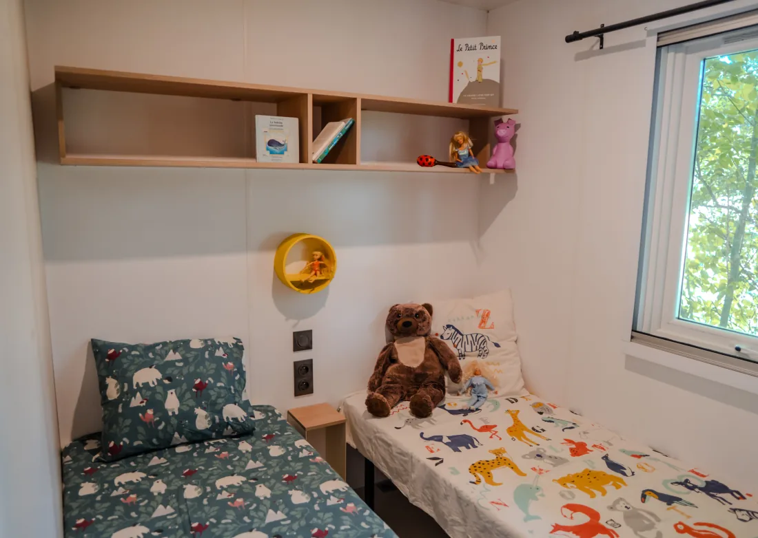 Chambre enfants d'un mobil-home Premium
