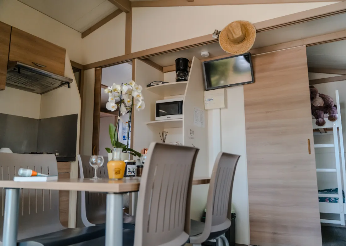 Séjour d'un chalet