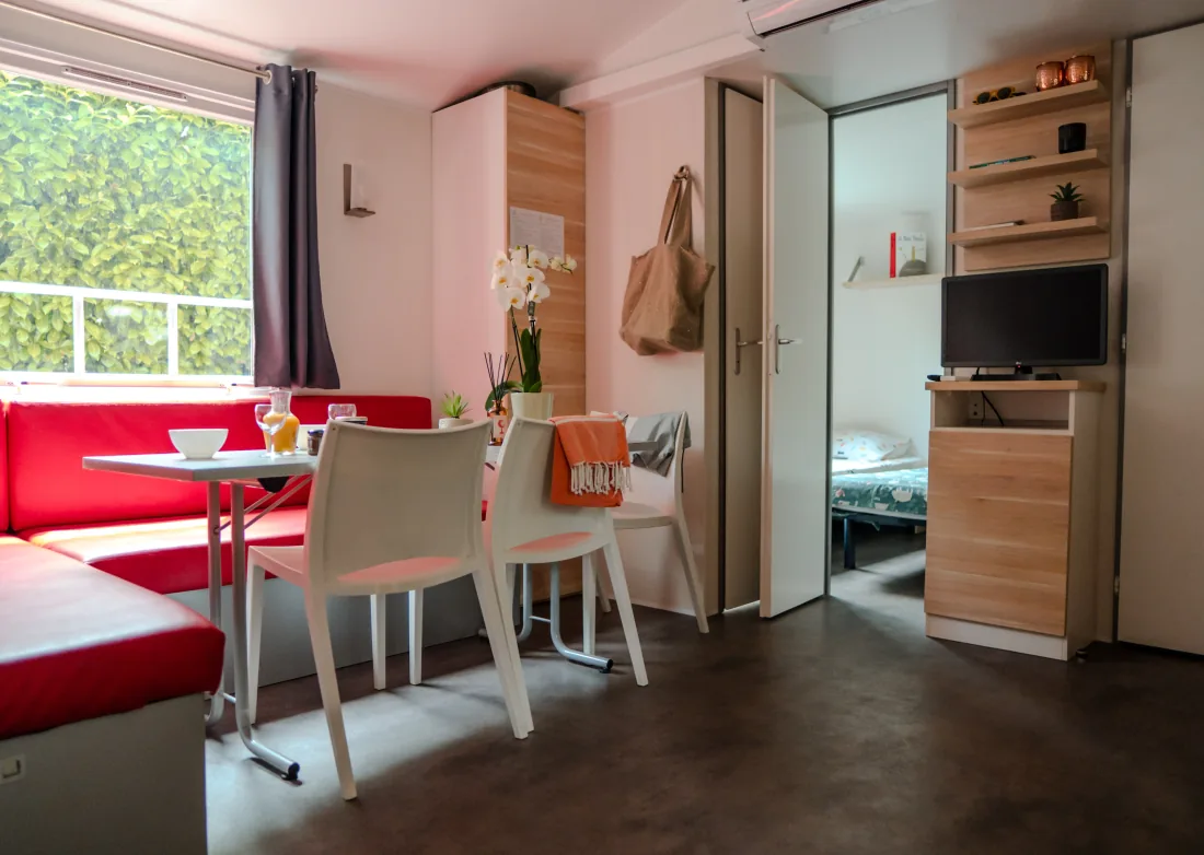 Séjour d'un mobil-home Family